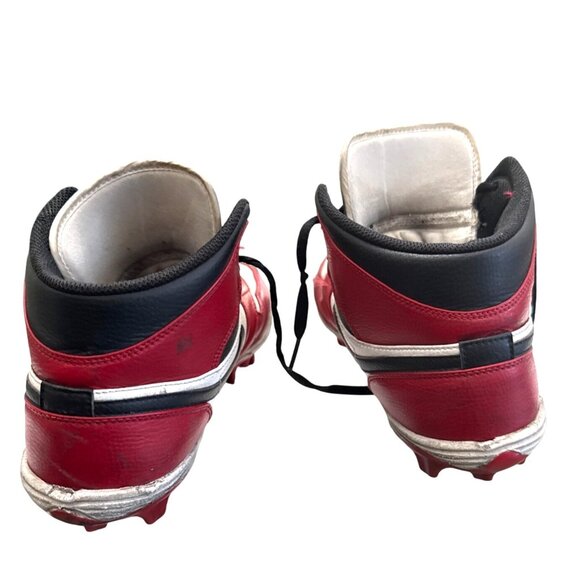 Nike Air Jordan 1 TD Retro Football Cleats Red/White/Black Size 11 Mens Shoes - Picture 6 of 9